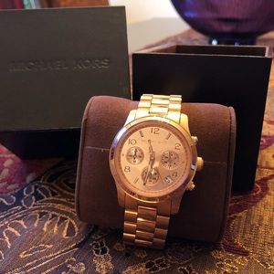 Michael Kors Rose Gold Watch BRAND NEW NEVER WORN